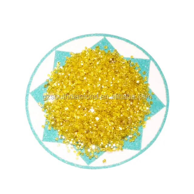 China manufacturer gem polishing MBD yellow color synthetic diamond grit industrial diamond powder