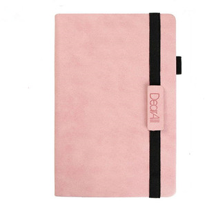 Diario de tapa dura de cuero PU personalizado A7, cuaderno de bolsillo de nuevo diseño con banda elástica y portalápices, <span class=keywords><strong>Agenda</strong></span> de diario - Product Image 2