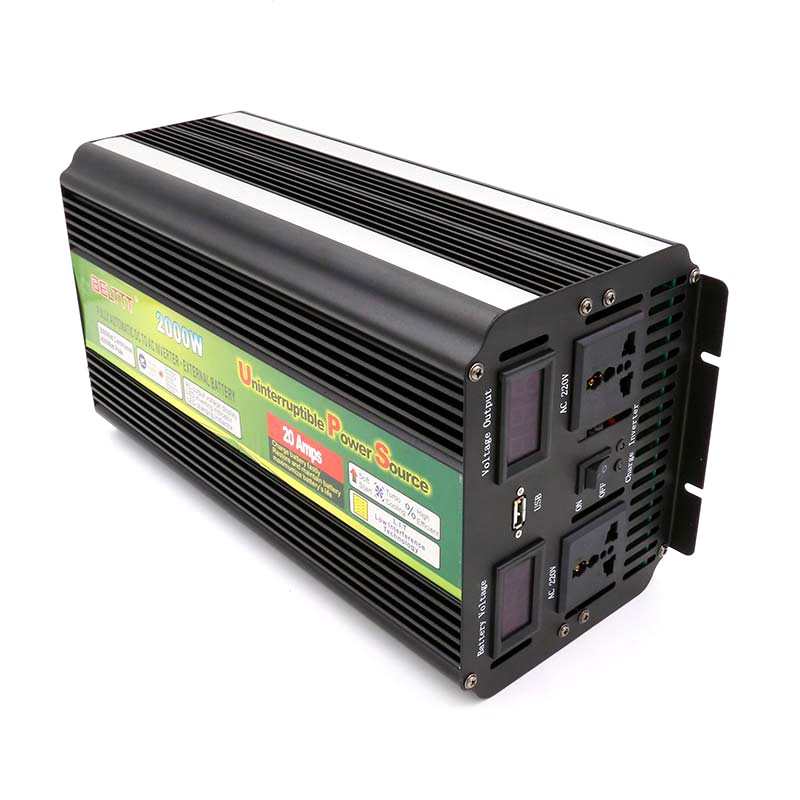 โรงงานโดยตรงจัดหา2000วัตต์2kva 2kw 2000วัตต์ Dc อินเวอร์เตอร์ไฟ Ac 12โวลต์24โวลต์110โวลต์220โวลต์ Ups