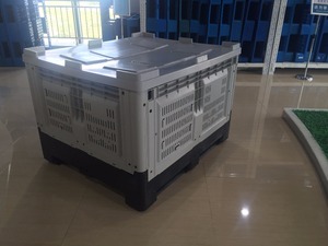 1200X1000X810Mm Nhựa <span class=keywords><strong>Pallet</strong></span> <span class=keywords><strong>Container</strong></span> Nhiệm Vụ Nặng Nề Ngành Công Nghiệp Sử Dụng Đóng Mở Nhựa <span class=keywords><strong>Pallet</strong></span> Nhựa Có Thể Gập Lại Thùng Số Lượng Lớn <span class=keywords><strong>Container</strong></span> - Product Image 3