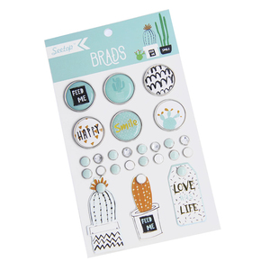 Decorativo personalizzato mini metallo scrapbook <span class=keywords><strong>brad</strong></span> - Product Image 2