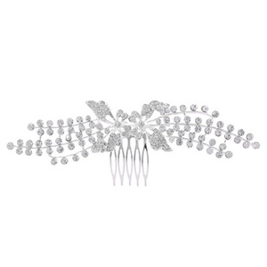 Joyería de la boda de moda de diamantes de imitación peine del pelo nupcial de <span class=keywords><strong>novia</strong></span> Accesorios - Product Image 6