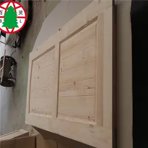 Diseño moderno de buena calidad puerta de madera maciza