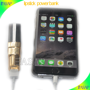 Lápiz labial Powerbank real 2600 mAh batería para la <span class=keywords><strong>señora</strong></span> mejor - Product Image 3