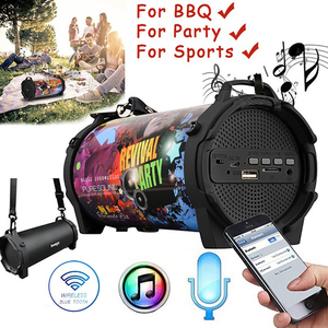 Loa Thanh Âm Thanh Bluetooth Không Dây Di Động Ngoài Trời Với Dây Đeo Thẻ TF Aux Với CE FCC ROHS BQB - Product Image 2