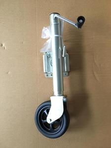 Nouveau cric à plaque pivotante à anneau de blocage de 1500 lb avec une seule <span class=keywords><strong>roue</strong></span> <span class=keywords><strong>jockey</strong></span> en plastique de 8 pouces pour la <span class=keywords><strong>réparation</strong></span> de remorques - Product Image 5