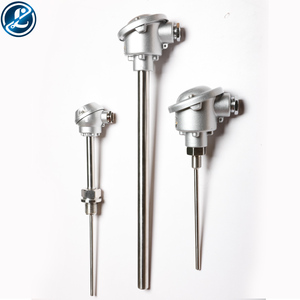 Temperature Sensor Thermocouple Wrn130 0-1600c 16mm Diameter SS304 Type S R B K J N Ceramic Sheaths Thermocouple Temperature Sensor