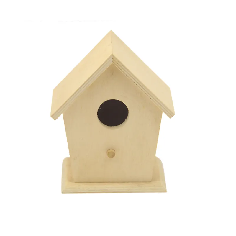 Groothandel prijs onvoltooide huisdier houten vogelhuisje