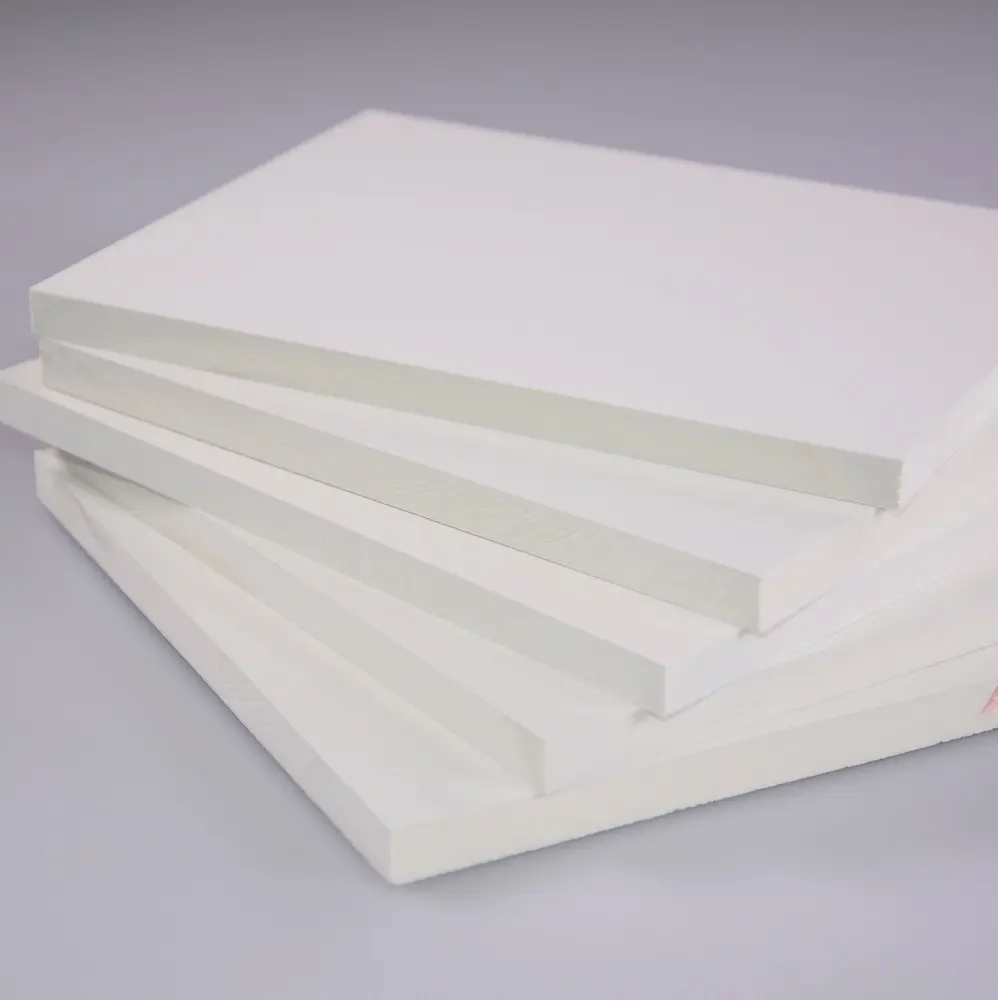 Placa de obturador da folha de plástico do pvc impermeável, 4x8 18mm, composto para a construção, pode usar durante 40 vezes