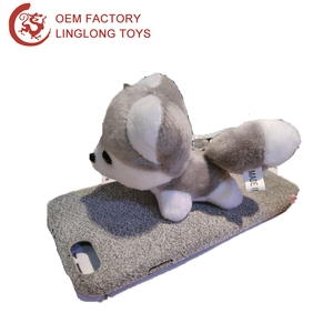 OEM tùy chỉnh sang trọng hamster vỏ điện thoại trường hợp sóc điện thoại di động trở lại Trường hợp với Keychain Hồng Kawaii hamster Chuột trường hợp điện thoại Bìa - Product Image 5