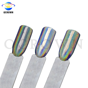 Holographic <span class=keywords><strong>Pigment</strong></span> Bột Cho Nail Polish, Cầu Vồng <span class=keywords><strong>Pearlescent</strong></span> Nail Art Sắc Tố - Product Image 2