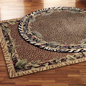 100% lana Animal Tigre diseño alfombras - Product Image 3