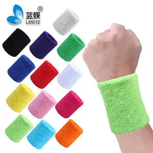 Di promozione del cotone sudore fascia commerci all'ingrosso, personalizzato sweatbands per il polso nessun minimo