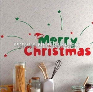 Copo de nieve creativo Santa Claus árbol de Navidad atmósfera ventana vidrio <span class=keywords><strong>adhesivo</strong></span> autoadhesivo pegatinas de reciclaje <span class=keywords><strong>para</strong></span> decoración de fiesta - Product Image 3