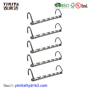 Space saver hangers 6 pack magic closet hangers space saver clothes closet suspension organizer - Product Image 3