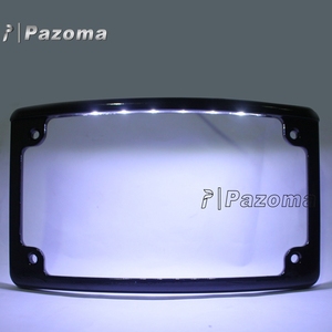 Vendita Calda Custom LED License Plate Frame con Design Curvo per il Motociclo - Product Image 6