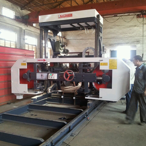 Aserradero portátil 600mm registro MJ3706 horizontal Diesel de la banda de fabricante de la máquina de corte de madera banda máquina de aserrar - Product Image 3