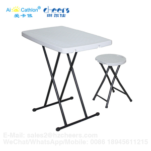 De plástico mesa Personal ajustable portátil pequeña mesa plegable - Product Image 4