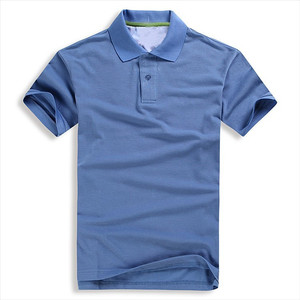 Camiseta de color sólido personalizada de alta calidad 65% algodón 35% poliéster CVC tela Piqué polos - Product Image 2