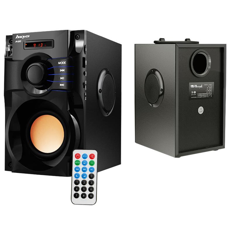 Уличный домашний Hifi беспроводной динамик стерео сабвуфер динамик с большой батареей 1800 мАч Поддержка FM-радио ручка