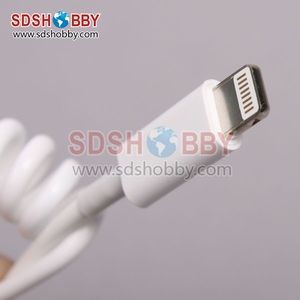 Elástico en <span class=keywords><strong>espiral</strong></span> <span class=keywords><strong>Cable</strong></span> de datos para Phantom 4 PRO V2.0/3 Inspire1 adecuado para teléfonos Apple y Android - Product Image 4