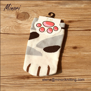 Minori Gattino Zampa di Gatto Divertente Calze Cute Kitty <span class=keywords><strong>Cat</strong></span> Paw <span class=keywords><strong>Calzini</strong></span> delle Donne - Product Image 3
