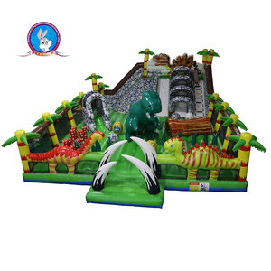 Jungle chủ đề <span class=keywords><strong>Bouncer</strong></span> lâu đài Inflatable nhảy lâu đài Bounce House Combo trẻ em người lớn ngoài trời thương mại amuesement công viên - Product Image 1