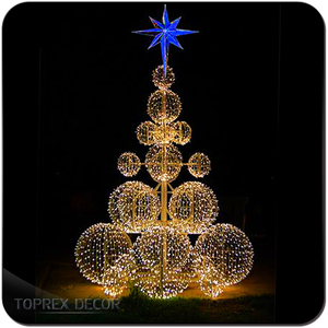 Fabrication de lampes de rue de Noël d'extérieur, grandes lampes décoratives de Noël pour arbres de Noël d'extérieur - Product Image 5