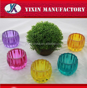 Decoración para el hogar color rociado sostenedor de vela cristal con forma de estrella - Product Image 3