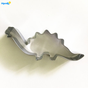 Cortador de <span class=keywords><strong>galletas</strong></span> de dinosaurio personalizado, metal, acero inoxidable - Product Image 4