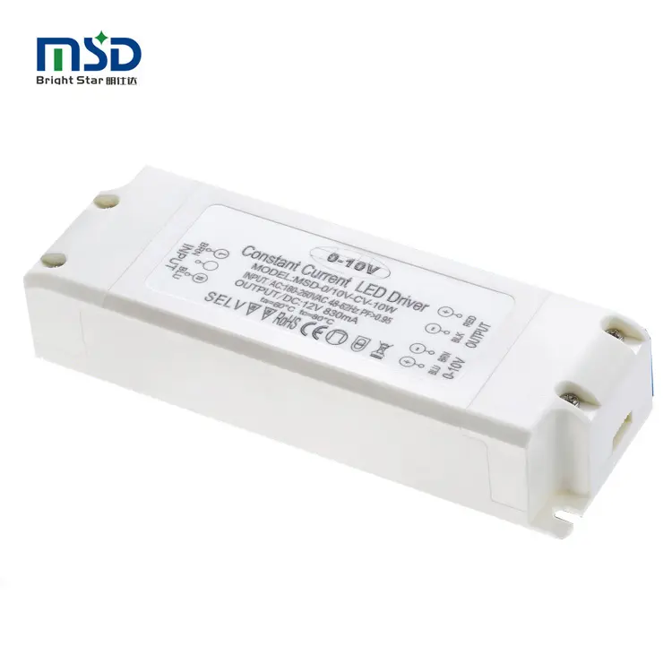 10 W-400W LED Dimmable PWM Dimmer蛍光LEDランプ0/1-10 10v調光ドライバプッシュ調光10ワットledドライバ