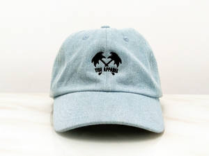 Bordado personalizado 6 Panel Azul Denim Gorras Sombreros de béisbol Logotipo personalizado Gorra Sombrero - Product Image 2