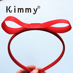 Serre-tête pour filles et enfants avec petit nœud, 196 couleurs, ruban gros-grain KIMMY, pour la vie quotidienne - Product Image 5