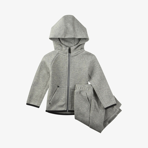 Venta al por mayor de marca privada personalizada Tech Fleece Boys 2-piece Set Sudadera con capucha + Jogger Pants Set Ropa Kid