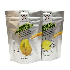 Impresión digital precio bajo plástico mate Stand Up zip bag nueces secas bolsas de embalaje galleta reutilizable comestible Stand Up Mylar bag - Product Image 6