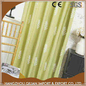 China embroidered blackout curtain for <span class=keywords><strong>the</strong></span> Fireside - Product Image 1