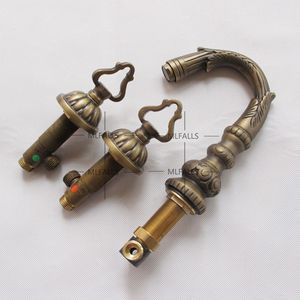 Bán Hot Antique <span class=keywords><strong>Bronze</strong></span> Sink Vòi Nước Vòi Tap Rửa Lưu Vực Lưu Vực Trộn Vòi Nước - Product Image 4