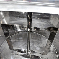 Machine à Fabriquer du Savon en Acier Inoxydable pour Hôtel, Petit Mélangeur pour Shampoing, Détergent Liquide, Lotion et Crème avec Agitateur