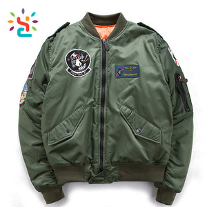 Vestes de course personnalisées brodées, offre spéciale, vêtements de rue de marque, veste de pilote légère MA1, veste de motard pour hommes - Product Image 2