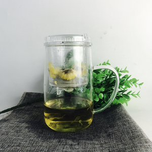 <span class=keywords><strong>de</strong></span> Qualité Alimentaire Sans Plomb Lâche <span class=keywords><strong>Feuille</strong></span> Thé Maker avec Théière En Verre Construit en Infuser et Amovible Filtre - Product Image 1