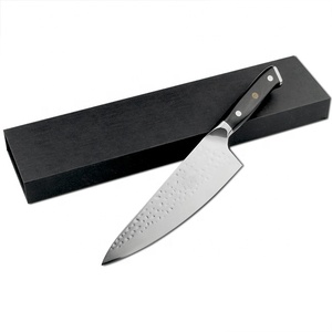 La migliore vendita martello vg10 damasco acciaio coltello da cuoco coltello Yangjiang ambra