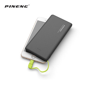 <span class=keywords><strong>Pineng</strong></span> थोक आसान ले जाने के लिए अल्ट्रा स्लिम मोबाइल फोन 10000mah पावर बैंक - Product Image 1