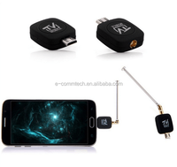 Mikro USB Mini DVB-T HD TV Alıcısı Android için Antenli Dijital Uydu Dongle Alıcısı