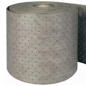 Grey Color Universal Oil And Liquid Absorbent Roll Industrial Oil Absorbent Roll