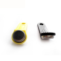 Clé de mémoire tactile réinscriptible RW1990 IButton 1-Wire RW1990A-F5 en acier inoxydable, jeton électronique