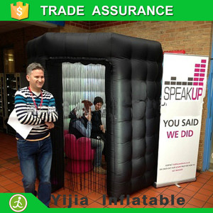 negro y blanco material de oxford inflable atlanta photo booth fiestas - Product Image 4