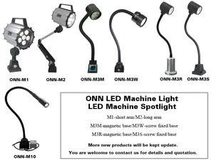 ONN-M3W 24v ยืดหยุ่นกลศาสตร์ GOOSENECK LIGHT LED เครื่องมือทํางาน IP65 CE