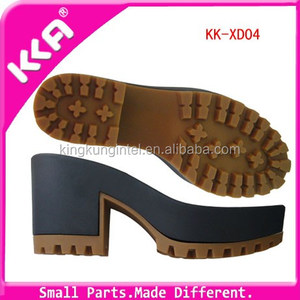 Suelas y zapatos <span class=keywords><strong>de</strong></span> tacón alto <span class=keywords><strong>de</strong></span> <span class=keywords><strong>madera</strong></span> populares y sencillas para mujer - Product Image 1