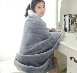 San hô fleece áo choàng chăn sản xuất tại trung quốc ấm áp thoải mái siêu mềm 100% polyestre - Product Image 2