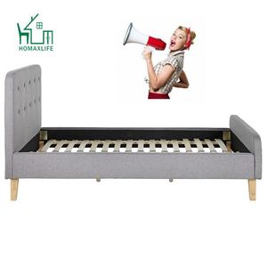 Modern Design Gratis Monster <span class=keywords><strong>Bed</strong></span> Hoofdeinde Kingsize Eenpersoonsbed Met Gestoffeerde Stijl